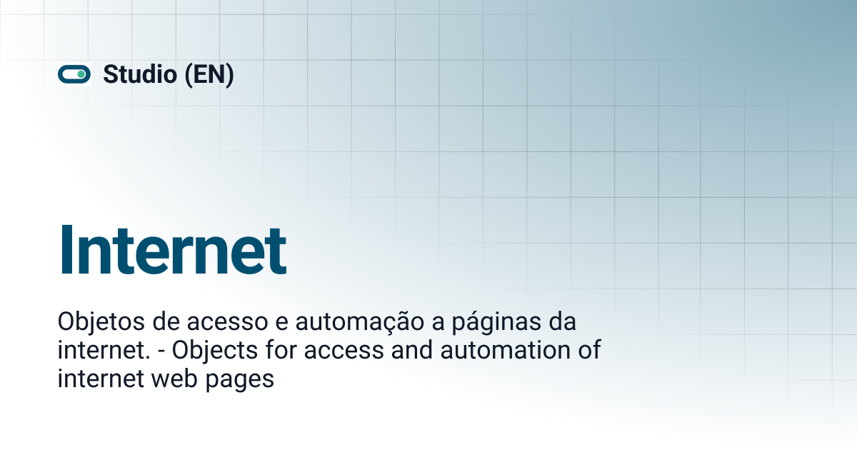 Internet | Studio (EN)