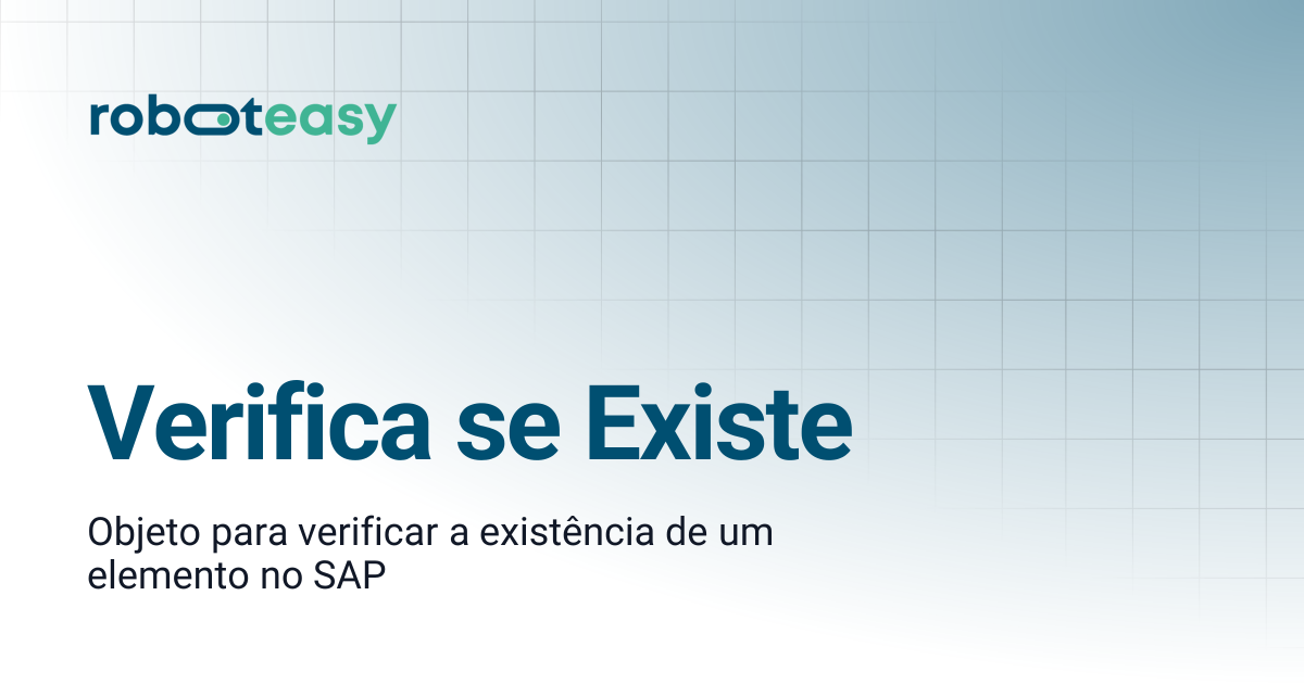 Verifica se Existe | Studio